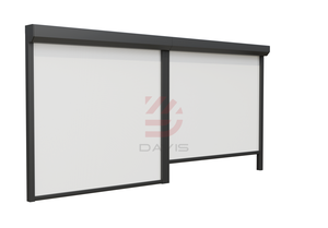 Loại mới của ngoài trời Windproof điều khiển cơ giới con lăn Rèm Zip theo dõi loạt ngoài trời Rèm Zip màn hình - Product Image 5