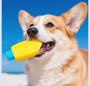Autres produits <span class=keywords><strong>Petshop</strong></span> : Anneau à mâcher rafraîchissant pour chien en TPR, jouet à mâcher glacé pour l'été - Product Image 5