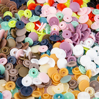 Rivets à pression Fixation plastique blanche Boutons à pression 10mm