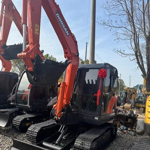 Mini-excavatrice sur chenilles hydraulique Doosan Dx60 d'occasion à bas prix, 6 tonnes, avec moteur, boîte de vitesses, pompe, PLC, Corée - Product Image 3