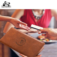 Restoran, Kafe & Bar, Pelayan, Pramusaji, Buku Pesanan, Server, Tamu, Logo Kustom, Kulit, Penyaji, Pemeriksa Tagihan