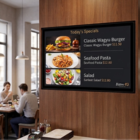 Affichage numérique Android 11 de 21,5 pouces, 1920x1080 Full HD, écran tactile, luminosité 300 nits, affichage publicitaire pour restaurant, CE FCC