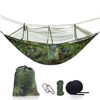 Toile Hamac Lit Pliant Double Suspendu Nylon En Gros Balançoire Portable Camping En Plein Air Hamac
