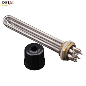 Latón de inmersión brida <span class=keywords><strong>calentador</strong></span> eléctrico elemento de calefacción con tapa de plástico - Product Image 5