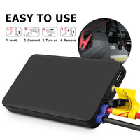 Démarreur de voiture portable, booster multifonction pour voiture, moto, bateau, tondeuse à gazon et recharge d'appareils mobiles