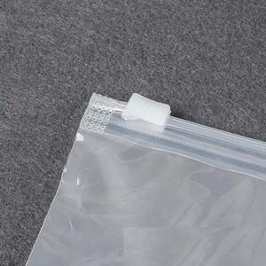 Túi nilon đóng gói quần áo có khóa kéo, mờ, tùy chỉnh, in logo - Product Image 5