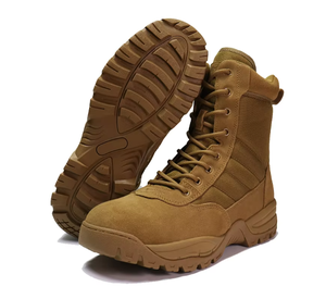 Botas Tácticas Ligeras Transpirables Color Coyote Marrón para Desierto y Senderismo en la Selva, Modelo TSB09, Hechas en China - Product Image 6