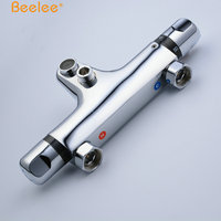 Beelee Salle de bain Solaire Thermostatique Bain Douche Robinet Thermostatique Douche Mitigeur