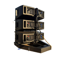Système de sonorisation professionnel PAKLAM AUDIO HD30 Line Array, enceintes actives doubles de 10 pouces, 8 ohms, 1100 W, plastique, 50 Hz-20 kHz, 137 dB