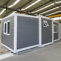 Maison conteneur économique, personnalisée, compacte, pliable, extensible, écologique, mobile, certifiée CE, garantie 1 an, pour salle de sport