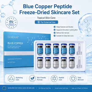 Custom Formula Blue Copper <b>Serum</b> Nourishing Firming Facial Skin Care Essence for Beauty Salon Private Label - Product Image 1