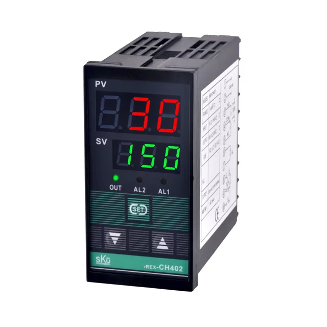 CH402 Skg factory direct Intelligent 3 digit digital aiset PID temperature controller for oven control temperature