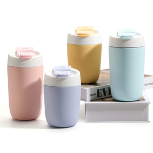 Tazza da viaggio 360ml da 480ml con Logo personalizzato tazza da caffè in acciaio con coperchio tazza portatile isolata - Product Image 2