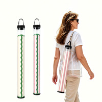 Sacs de rangement modernes personnalisés en PVC transparent pour tapis de mahjong avec fermeture éclair et sangle – Conception écologique et durable pour un transport facile et une suspension facile