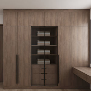 Factory Supply Pre Assembled <b>Wooden</b> Bedroom Wardrobes Guangdong Custom Modern Wall Cabinets Wholesale - Product Image 1