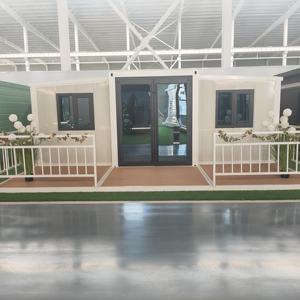 Casa de contenedores expandible prefabricada de 10 pies, casa prefabricada americana, paquete plano, cafetería, contenedor de lujo modular plegable para restaurante - Product Image 5