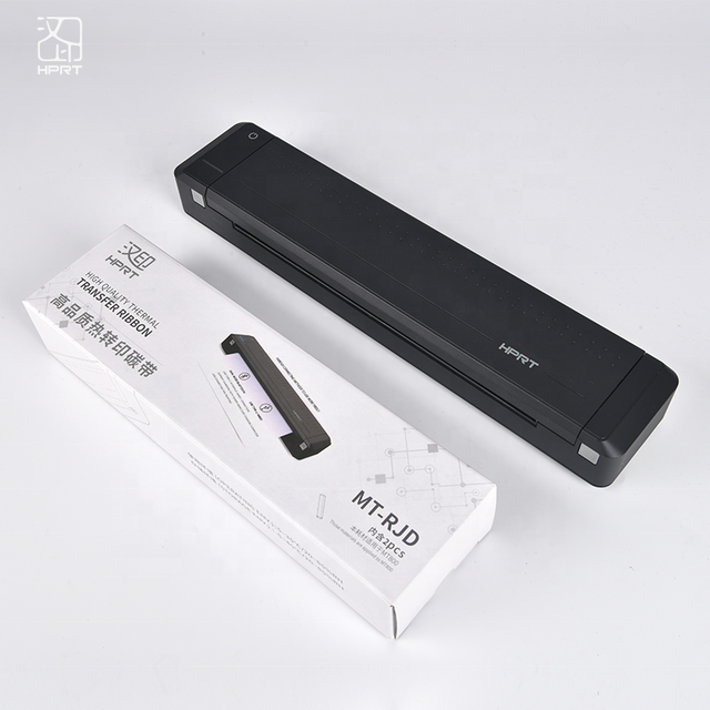 HPRT Original MT800Q Portable Thermal Transfer Mobile Document Printer A4 with 1Roll Cartridge for Abdroid IOS Office