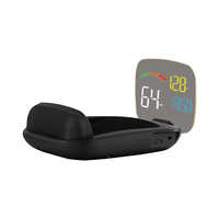 OBD2 GPS HUD avec commutateur de mode physique, écran à 98% de transmission, -40 ° De la lettre C à la 120 ° Corps pliable C & 20 mm pour tous les véhicules