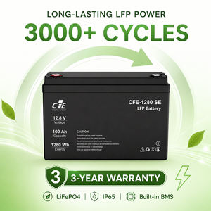 CFE-1280 SE 12,8V 100Ah LiFePO4 LFP Batterie BMS IP65 3000 Zyklen für <span class=keywords><strong>Sunsynk</strong></span> Wechselrichter Solar Off-Grid Solarsysteme - Product Image 6