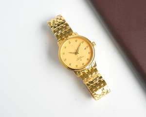 Montres-bracelets de luxe pour femmes, bracelet en acier inoxydable, résistantes à l'eau, mouvement à quartz, cadran en verre, aiguilles, marques de mode - Product Image 2