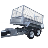 Kotak Trailer Tipper hidrolik, Trailer 9x5 Tandem 2 Ton (penggunaan pertanian baru)