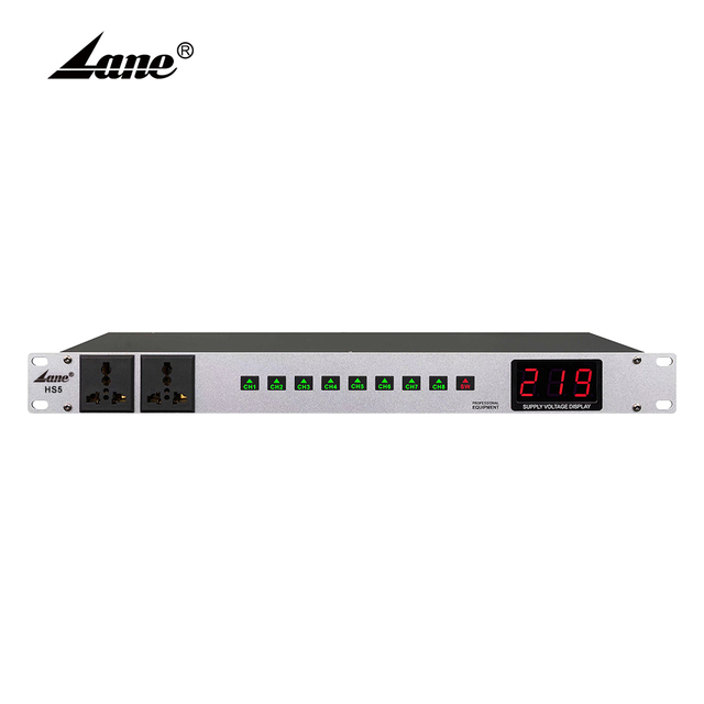 HS5 Trending Products 2023 New Arrivals 8 Channel Audio Power Sequencer for Conference System Etc