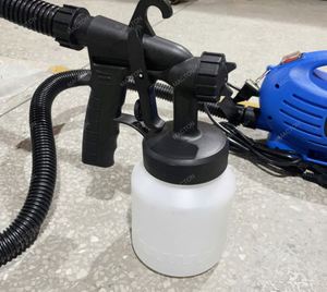 Pistola de Pintura Eléctrica HVLP con Turbina Azul, Manguera y Boquilla - Product Image 5