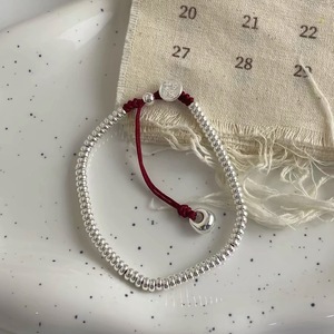 S925 Sterling Silver <b>Bracelet</b> Women Red <b>Rope</b> Charm <b>Bracelet</b> Everyday Wear Fine Jewelry - Product Image 5