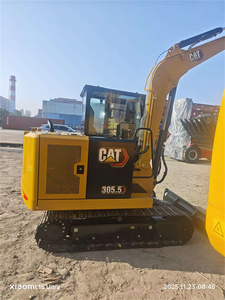 รถขุดขนาดเล็ก Caterpillar 305.5 ใหม่เอี่ยม น้ำหนัก 5.5 ตัน เครื่องยนต์ Cat C2.2 บุ้งกี๋ขนาด 0.22 ลูกบาศก์เมตร สำหรับงานเทศบาล - Product Image 6