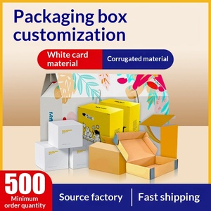 Custom <b>White</b> Card Kraft Corrugated Airplane <b>Boxes</b> for Clothing Shipping and Gift Packaging - Product Image 2