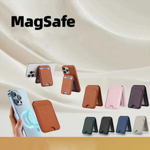 Portefeuille magnétique en PU de gros, OEM, avec support réglable, compatible <span class=keywords><strong>MagSafe</strong></span>, pour cartes de crédit et RFID, pour <span class=keywords><strong>Apple</strong></span> <span class=keywords><strong>MagSafe</strong></span> - Product Image 2