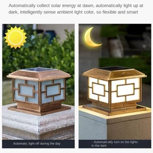 Extérieur Ip65 Étanche Clôture Pont Patio Led Solaire Colonne Phare Pilier Lampe Post Cap Lumière - Product Image 3