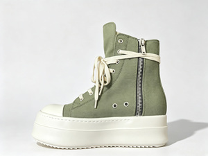Trendy High Top <b>Canvas</b> <b>Sneakers</b> Chunky Platform Street Fashion Footwear - Product Image 5