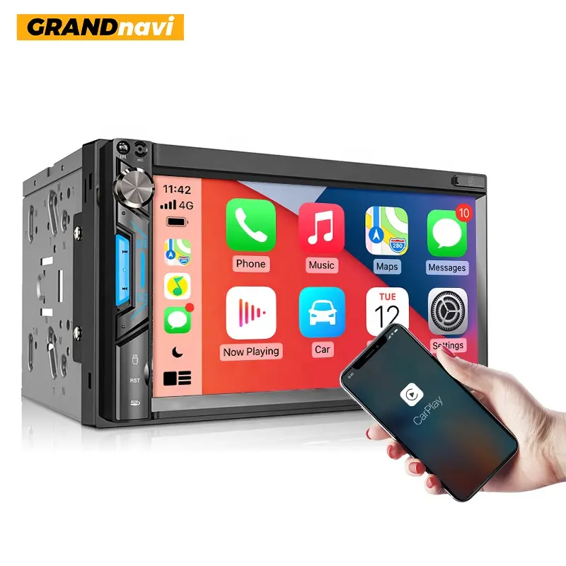 Grandnavi 7 Inch 4 Cores Wince Car radio Multimedia Player Radio Video Stereo Gps Navigation System For Universal Head Unit
