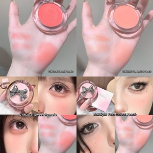 บลัชออนเนื้อฝุ่นวีแกนกันน้ำ สีชัด ติดทนนาน แมตต์และชิมเมอร์ สำหรับผิวขาว OEM รับผลิตแบรนด์ส่วนตัว - Product Image 3