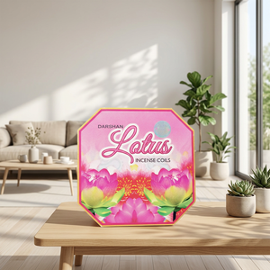 Incienso de Sándalo Aromático Darshan, Bobinas de Madera Perfumada, Aroma Duradero de 24 Horas, Aromático Indio para Todas las Estaciones - Product Image 1