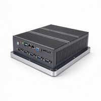 Komputer Layar Sentuh Terintegrasi 12,1 Inci Tahan Air IP65 Multi Port COM RS485 RS232 Tanpa Kipas Panel PC Sentuh Industri
