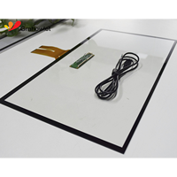 Écran tactile capacitif de grande taille personnalisée, 50 pièces, 17.3 18.5 19 21.5 24 27 30 32 pouces, le lot de 23.6