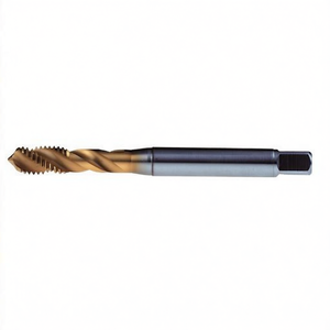 Universal <b>Tap</b> TiN Coated 40 Degree Helix For Blind Holes 6H Tolerance Tapered <b>Tap</b> - Product Image 2