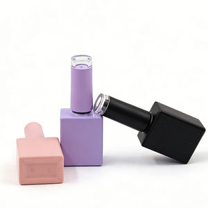 Flacon carré en verre blanc de 10 ml pour huile à cuticules de luxe, fabrication sur mesure avec logo, flacon vide pour vernis à ongles. - Product Image 4