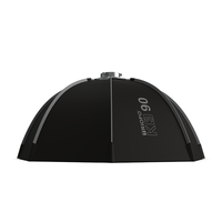 Triopo K3 Boîte à lumière octogonale 90 cm avec monture Bowens, diffuseur de flash et grille nid d'abeille, portable pour studio et photographie en extérieur