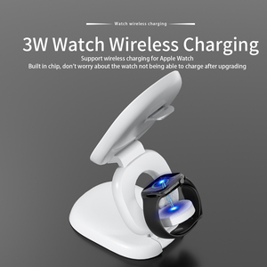 Station de charge magnétique sans fil RGB 3 en 1, <span class=keywords><strong>chargeur</strong></span> rapide 23W pour iPhone, <span class=keywords><strong>Apple</strong></span> Watch, AirPods, support réglable, OEM ODM - Product Image 6