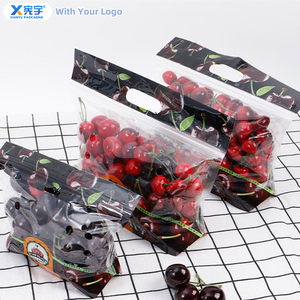 Bolsa de Plástico Transparente PE <span class=keywords><strong>con</strong></span> Cierre Hermético y Orificios de Ventilación, Personalizable <span class=keywords><strong>con</strong></span> Logotipo, para Alimentos, Frutas, Verduras, Uvas, Manzanas, Limones - Product Image 5