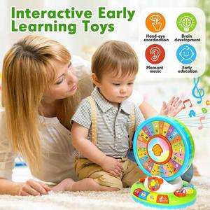 Rotation Musique Grande Roue Jouet Spin and Sing Alphabet <span class=keywords><strong>Zoo</strong></span> Jouets Éducatifs Bébé Apprentissage Montessori Jouet - Product Image 4