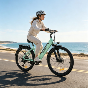 Bicicleta Eléctrica HillMiles MileCity1 con Envío Rápido desde la UE, 250W, 7 Velocidades, Batería Integrada, Bicicleta Eléctrica Urbana para Mujer - Product Image 1