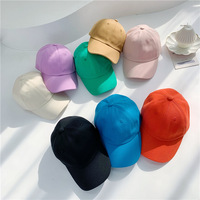 Gorra de Béisbol Infantil de Color Sólido, Gorra de Verano para Niños, Gorra de Primavera Estilo Coreano, Venta al Por Mayor