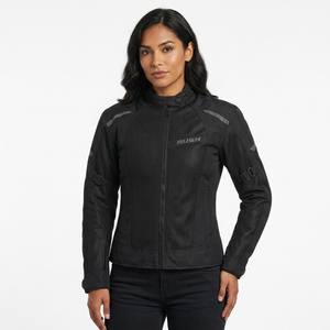 Blouson de moto pour femme Rush, manches longues, maille respirante, imperméable, séchage rapide, anti-UV, 220 grammes, vêtement de course à transfert thermique - Product Image 3