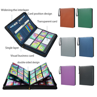 MINIBOOK Classeur TCG pour cartes, en cuir PU, 360 pochettes, matériau sans acide, qualité archivistique, pour cartes sous protège-pages