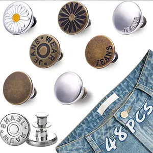 Silver-Plated Clothing Buttons - Jackets, Coats, Crafts & Sewing