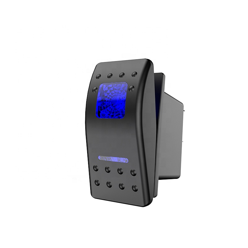 Цветной светодиодный светильник с логотипом на заказ, 12 В, 24 В, автоматический морской кулисный переключатель вкл./выкл.